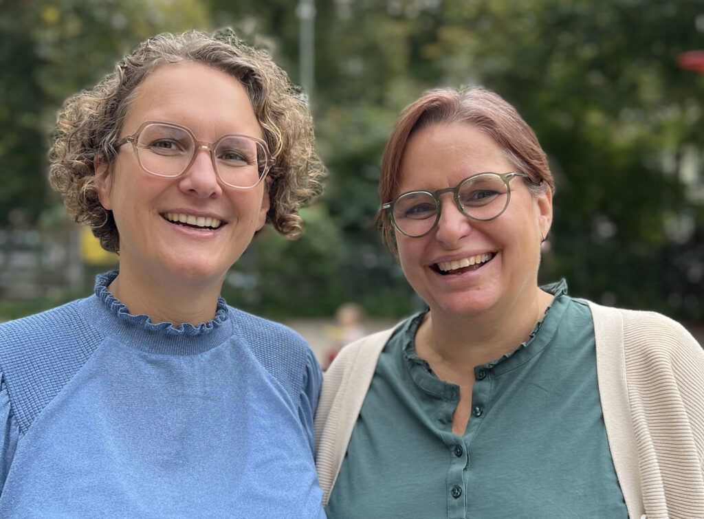 Eva Ott und Nicole Schembera, Pädagoginnen der Spielgruppe Mini-KUBUs